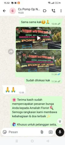 Testimonial Papan Bunga btp