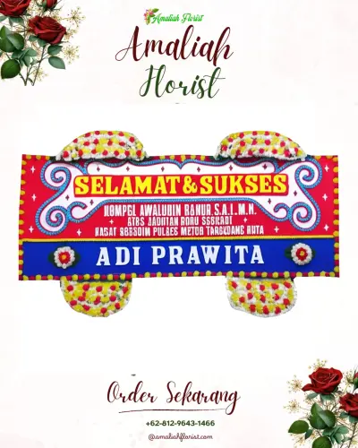 Karangan Bunga Ucapan Selamat btp