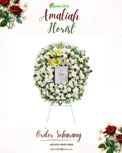 Krans Bunga Duka Cita btp